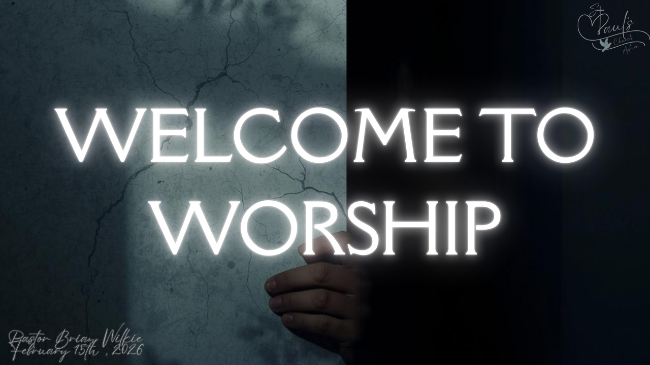 This Week's Worship Service!