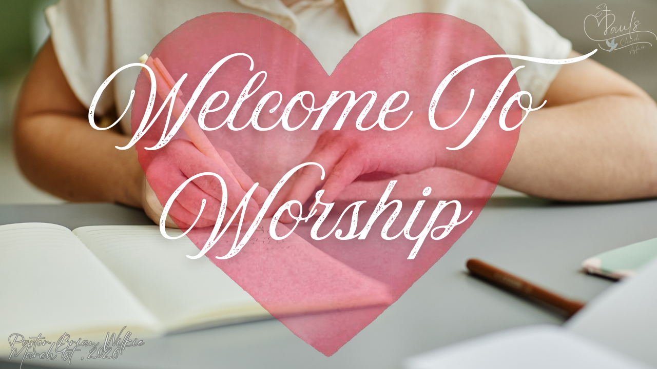 This Week's Worship Service!