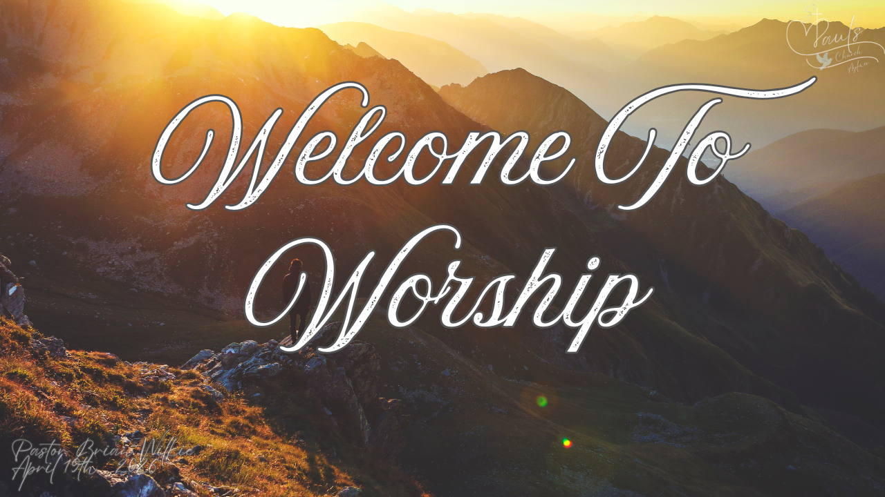 This Week's Service!