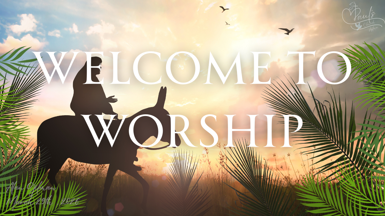 This Week's Worship Service!