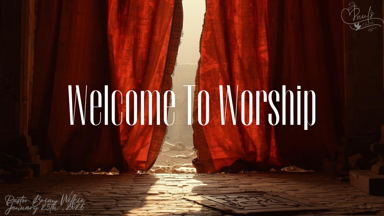 This Week's Worship Service!